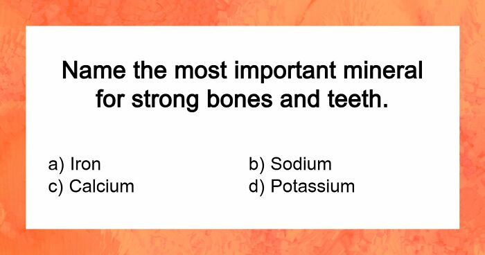 “Do You Actually Know Your Own Body?”: Test Yourself With These 24 Human Biology Questions