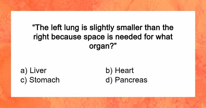“Do You Actually Know Your Own Body?”: Test Yourself With These 24 Human Biology Questions