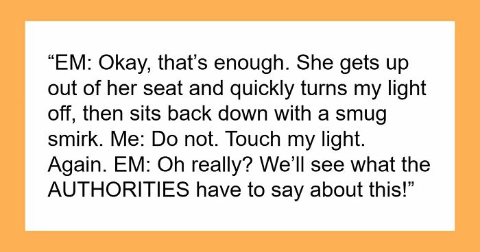Racist Karen Disrupts Flight As Guy Won’t Turn Off Seat Light, Mad As He Gets A Better Seat Instead