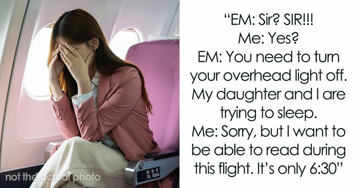 Racist Karen Disrupts Flight As Guy Won’t Turn Off Seat Light, Mad As He Gets A Better Seat Instead