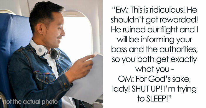 Racist Karen Disrupts Flight As Guy Won’t Turn Off Seat Light, Mad As He Gets A Better Seat Instead