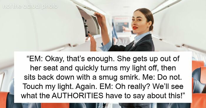 Racist Karen Disrupts Flight As Guy Won’t Turn Off Seat Light, Mad As He Gets A Better Seat Instead