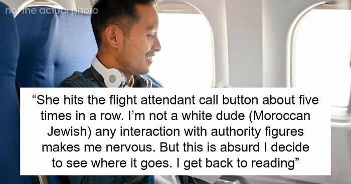 Racist Karen Disrupts Flight As Guy Won’t Turn Off Seat Light, Mad As He Gets A Better Seat Instead