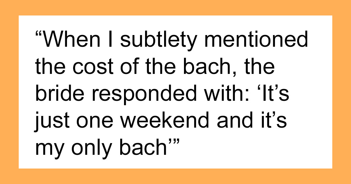 Bride Sends Bridesmaid A Wedding Cost Breakdown, Internet Is Horrified