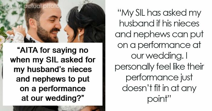 SIL Makes A Weird Demand For The Wedding: “Immediately Said No”