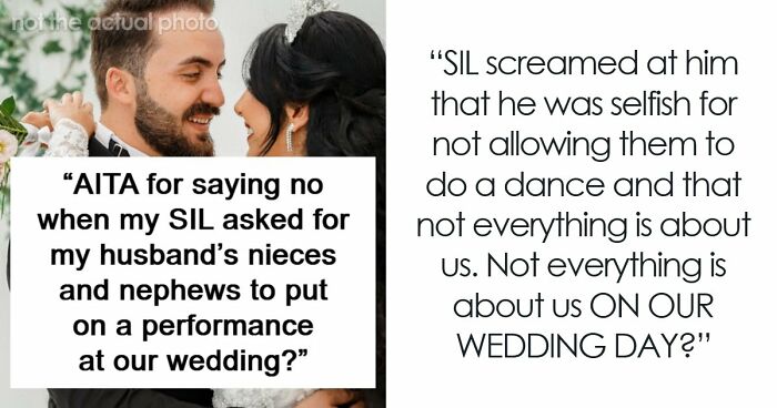 SIL Makes A Weird Demand For The Wedding: “Immediately Said No”