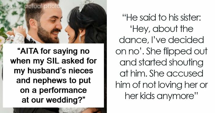 SIL Makes A Weird Demand For The Wedding: “Immediately Said No”