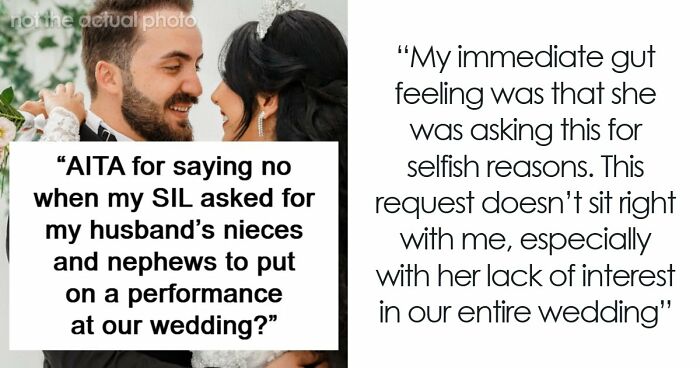 SIL Makes A Weird Demand For The Wedding: “Immediately Said No”