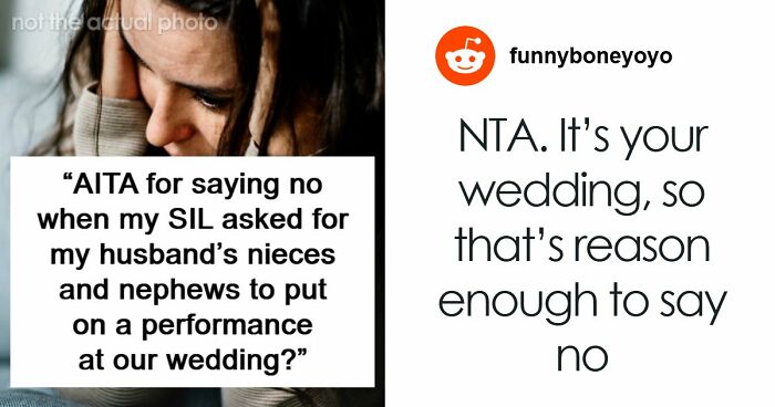 SIL Makes A Weird Demand For The Wedding: “Immediately Said No”