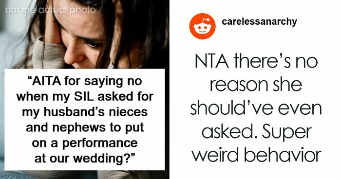 SIL Makes A Weird Demand For The Wedding: “Immediately Said No”
