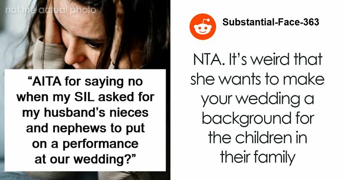 SIL Makes A Weird Demand For The Wedding: “Immediately Said No”