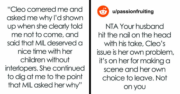Woman Thinks She Has A Say In Who Shows Up On Mother’s Day, Storms Out When Mom Defends SIL