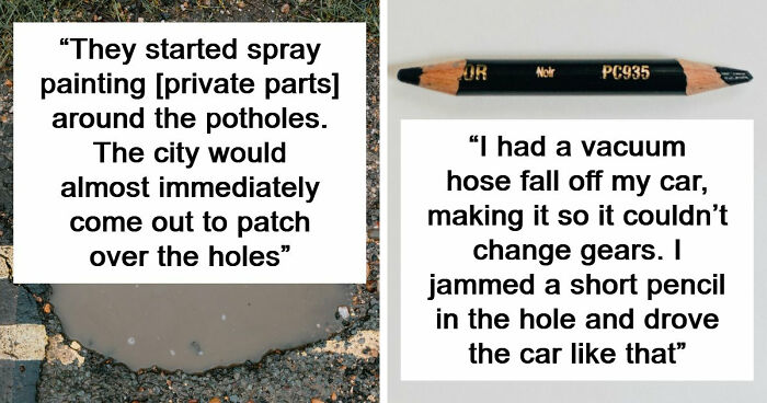 37 Times People Proved That “If It Works, It Ain’t Stupid” With These 37 Silly Solutions To Real Problems