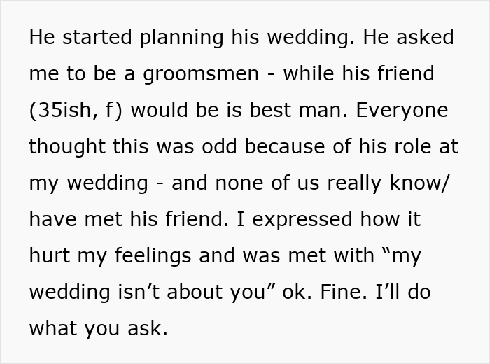 Woman Becomes Estranged From Beloved Brother After Fake Wedding Drama Destroys Trust Woman Becomes Estranged From Beloved Brother After Fake Wedding Drama Destroys Trust