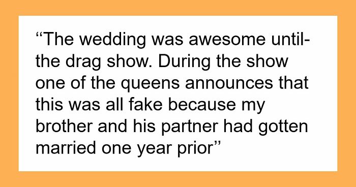 Woman Becomes Estranged From Beloved Brother After Fake Wedding Drama Destroys Trust