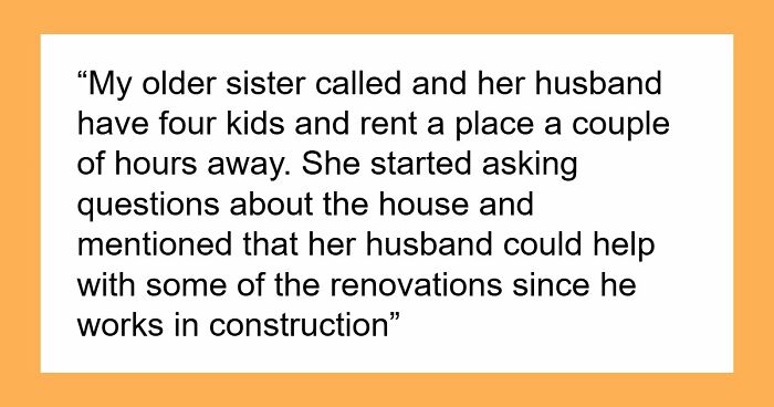 Woman Buys Her First Home After Years Of Saving, Family Assumes Sister’s Family Will Move In
