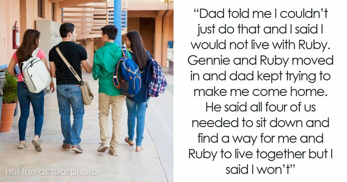 17YO Refuses To Live With His Future Stepsister After Years Of Her Annoying Behavior