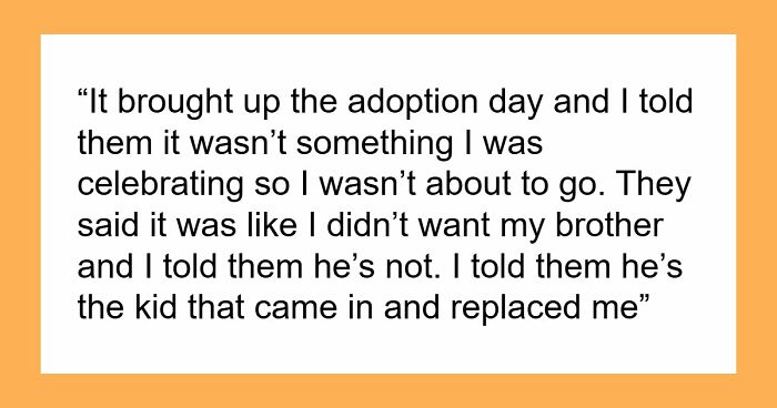 “Enjoy Your Peace”: Guy Refuses To Build Bridges With Parents Who Put Adopted Kid Before Him