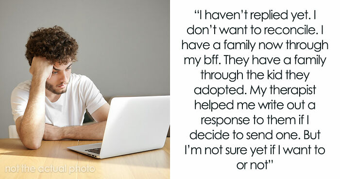 “Enjoy Your Peace”: Guy Refuses To Build Bridges With Parents Who Put Adopted Kid Before Him