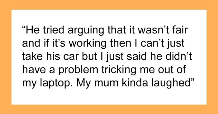 Stepdad Tricks Broke Stepson Out Of His Laptop, Has No Idea It Will Cost Him Much More