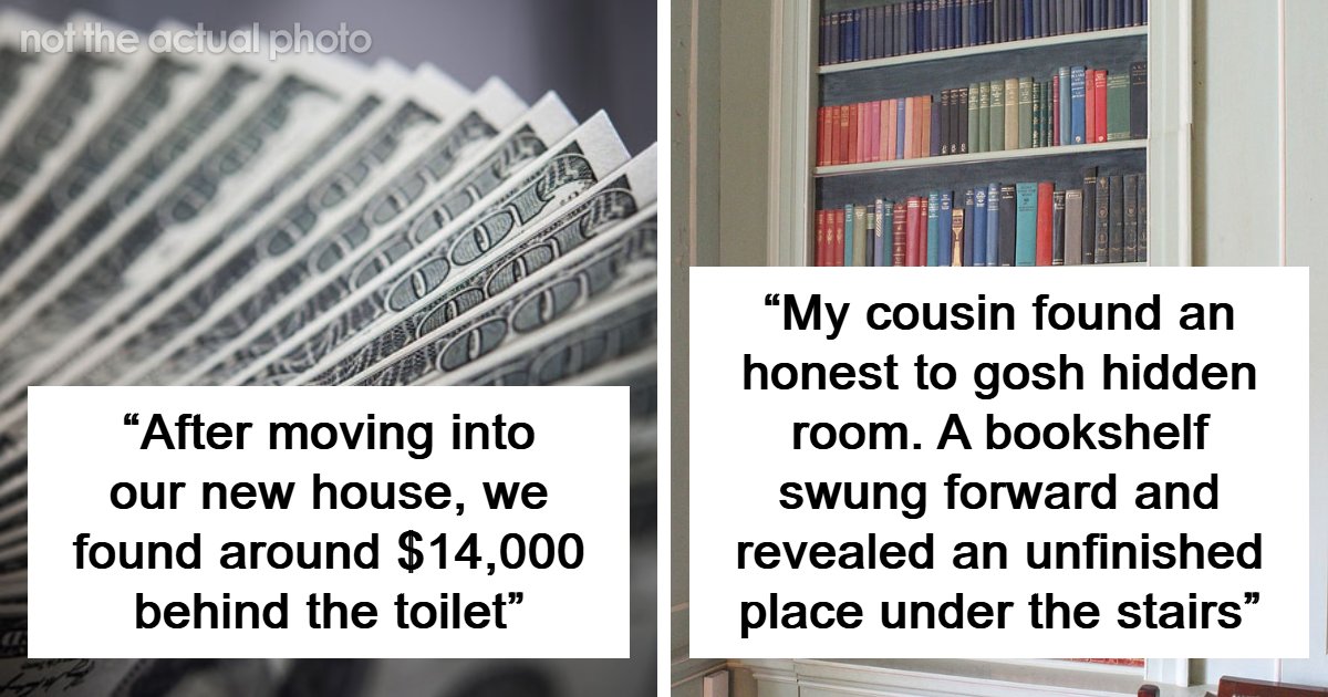 “$14,000 Behind The Toilet”: 70 Times People Bought A House And Ended Up With Unexpected Surprises Inside | Bored Panda