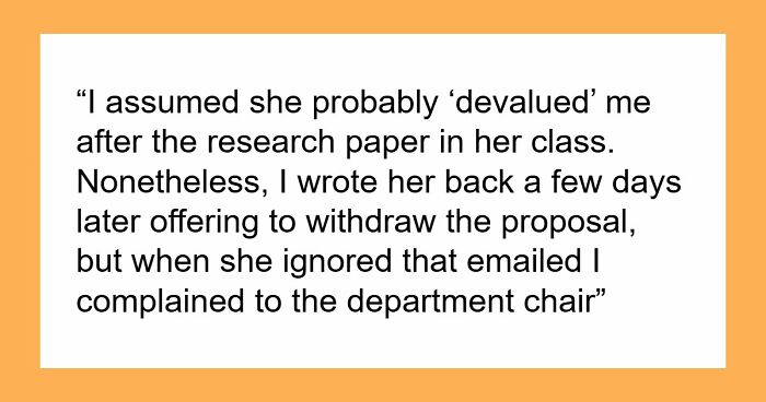 “She Needs Help”: Woman’s Obsession With Professor Reaches New Heights After Professor’s Curt Email