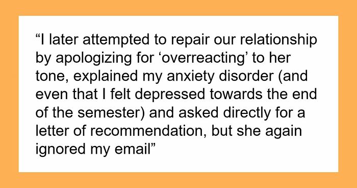 “She Needs Help”: Woman’s Obsession With Professor Reaches New Heights After Professor’s Curt Email