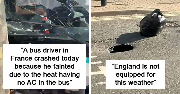 35 Photos Of Europeans Trying To Survive The Heatwave Without Fully Melting