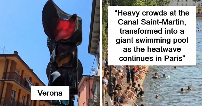 35 Photos Of Europeans Trying To Survive The Heatwave Without Fully Melting
