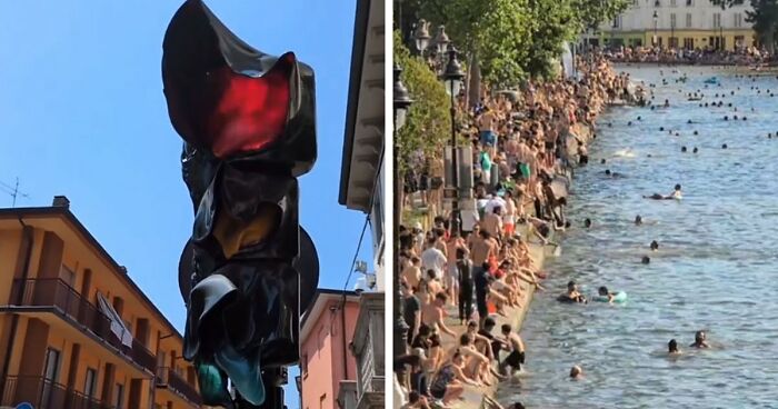 35 Photos Of Europeans Trying To Survive The Heatwave Without Fully Melting