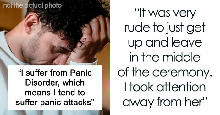 Man Suffers A Panic Attack During A Wedding, Bride Isn’t Happy About It
