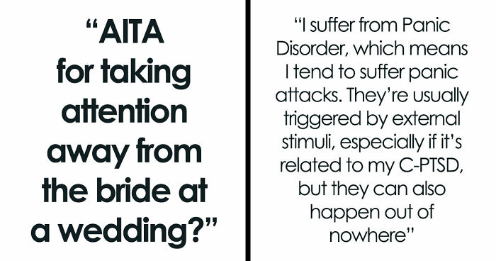 Man Suffers A Panic Attack During A Wedding, Bride Isn’t Happy About It
