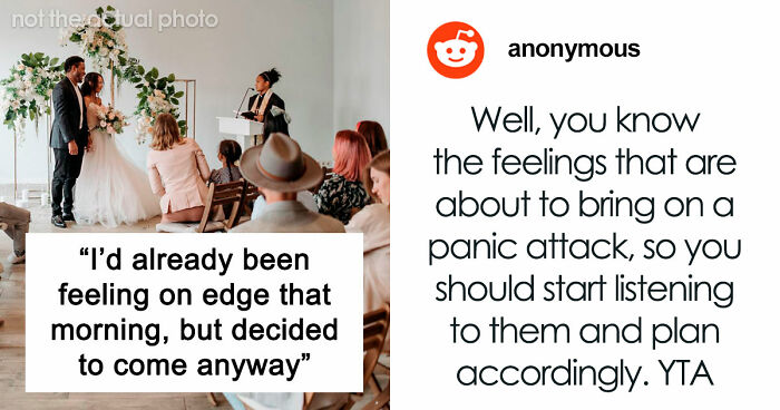 Man Suffers A Panic Attack During A Wedding, Bride Isn’t Happy About It