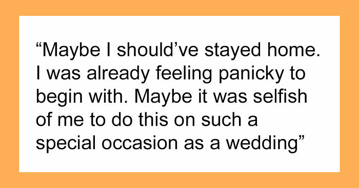 Man Suffers A Panic Attack During A Wedding, Bride Isn’t Happy About It