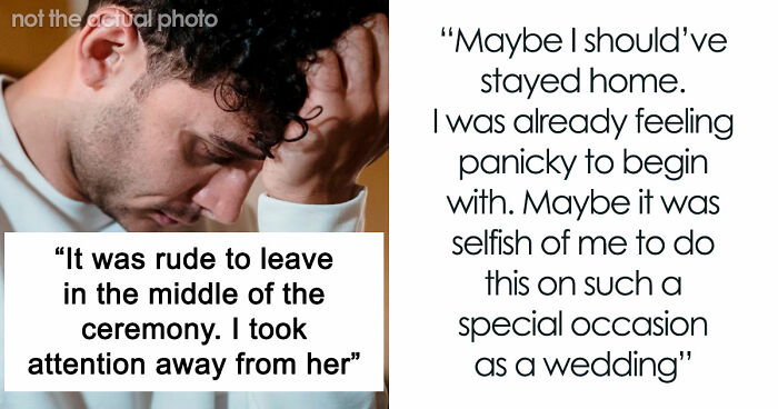 Man Suffers A Panic Attack During A Wedding, Bride Isn’t Happy About It
