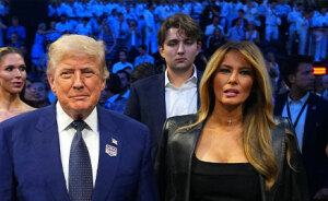 Barron Trump's UFC Appearance Fuels Concern And Wild Speculation About His Changed Look: 