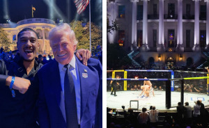 Trump Photo At White House UFC Event Confirms Secret Under President’s Suits People Have Suspected For Years