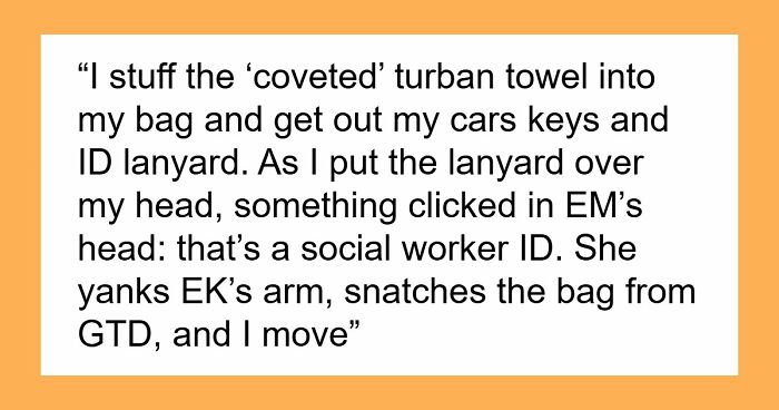 Kid Steals Woman’s Hair Towel, Mommy Dearest Comes To His Rescue And Accuses Woman Of Harassing Him