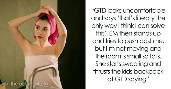 Kid Steals Woman’s Hair Towel, Mommy Dearest Comes To His Rescue And Accuses Woman Of Harassing Him