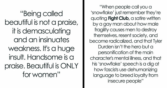 79 Men Whose Masculinity Was So Fragile And Toxic They Had To Be Shamed Online