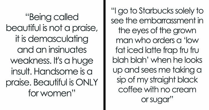 79 Men Whose Masculinity Was So Fragile And Toxic They Had To Be Shamed Online