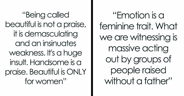 79 Men Whose Masculinity Was So Fragile And Toxic They Had To Be Shamed Online