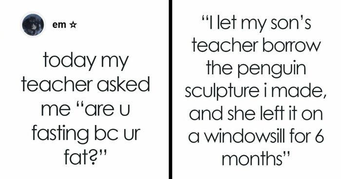 68 Teachers That Got An A+ In Being Toxic And Annoying, According To Their Students