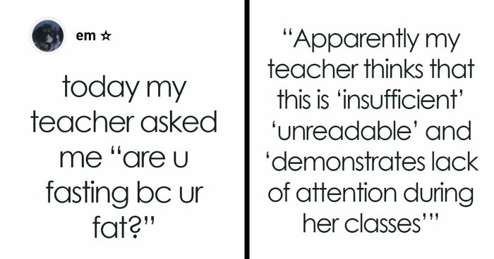 68 Teachers That Got An A+ In Being Toxic And Annoying, According To Their Students