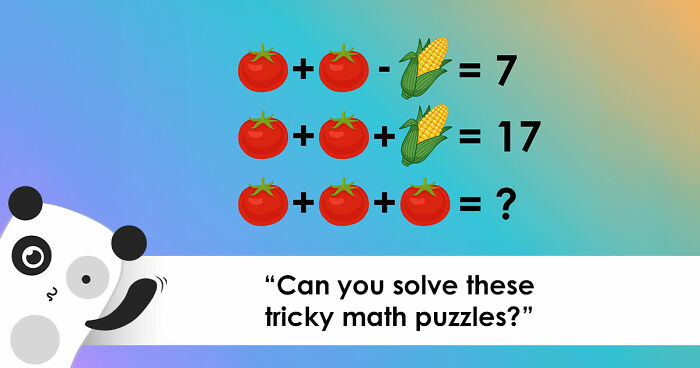 “Can You Solve Them All?”: 15 Math Puzzles That Are Trickier Than They First Seem