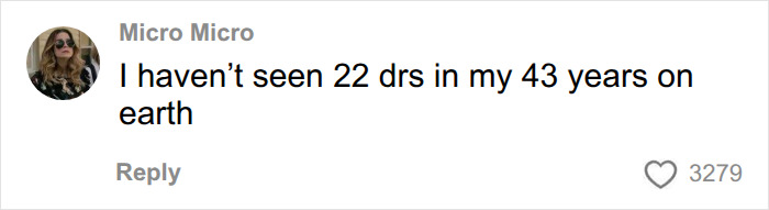 Comment on not seeing 22 doctors in a lifetime about Trump health Comment on not seeing 22 doctors in a lifetime about Trump health