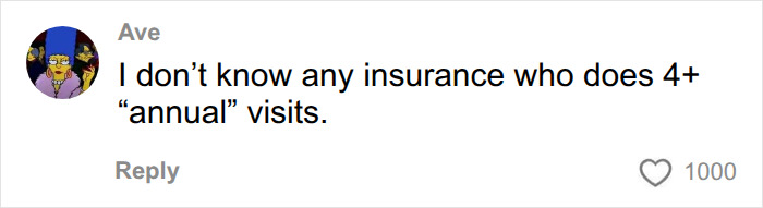 Comment questioning insurance coverage for 4+ annual visits in Trump health care discussion Comment questioning insurance coverage for 4+ annual visits in Trump health care discussion