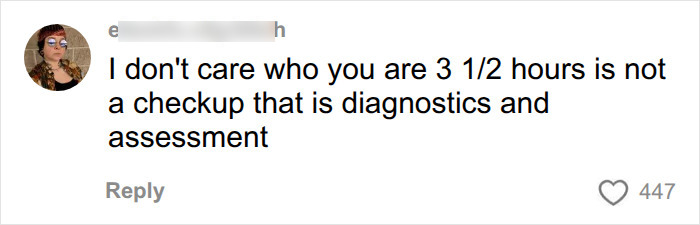 Comment labeling 3.5 hour visits as diagnostics not checkup in Trump health case Comment labeling 3.5 hour visits as diagnostics not checkup in Trump health case