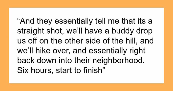 Woman Rearranges Childcare For Long-Awaited Hike, Finds Out The Trip Was Nothing Like Advertised