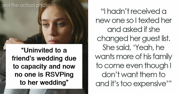 Bride Drops Friend From Wedding To Make Room For Others, It Doesn’t Go As Planned